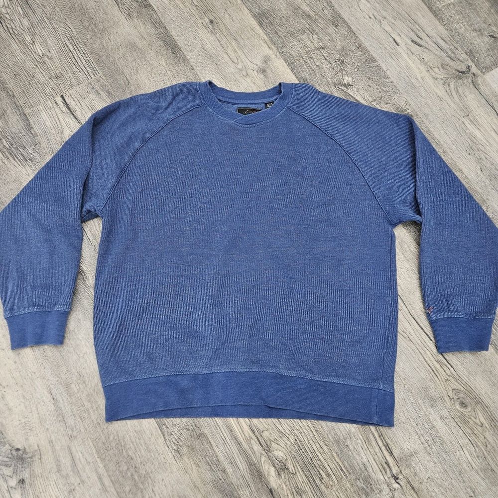 Greg Norman Men's Size 2XL Pullover Sweater Crew Neck Golf Polyester Blue Solid